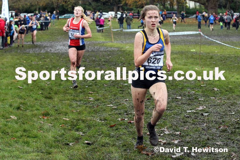 Womens under-17s and under-20s, 2019 European Cross Country Trials and British Cross Challenge, Sefton Park, Liverpool.  Photo: David T. Hewitson/Sports for All Pics